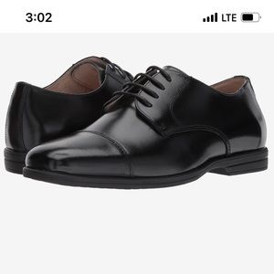 Like new Kids Florsheim cap toe ox dress shoes